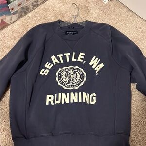Abercrombie and Fitch oversized crew sweatshirt